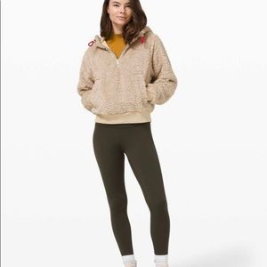 *sold*Lulu lemon oh so Sherpa half zip